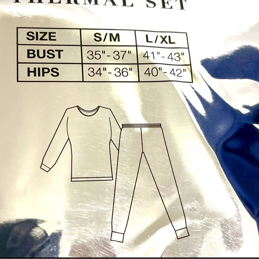 NWT WEST LOOP WHITE THERMAL SET SIZE L/XL!!! - Picture 9 of 9